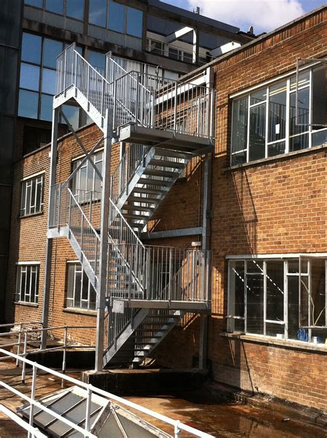 metal fabrication staircases north london|fire escape stairs london.